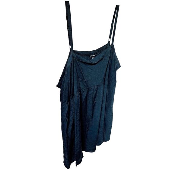 NEW TORRID Mini Wash Challis  Sleeveless Sundress Deep Black 4X - Picture 5 of 14